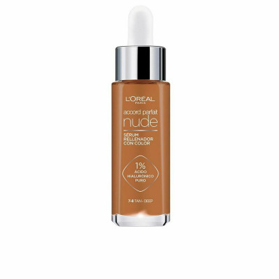 Base Cremosa per il Trucco LOreal Make Up Accord Parfait 7-8 (30 ml)