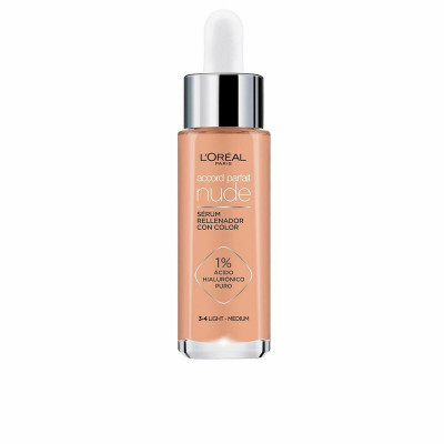 Base Cremosa per il Trucco LOreal Make Up Accord Parfait 3-4 (30 ml)