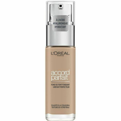 Base per Trucco Fluida LOreal Make Up Accord Parfait Nº 4.N (30 ml)