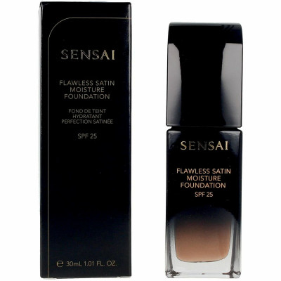 Base Cremosa per il Trucco Kanebo Flawless Satin Moisture Nº 206 Brown beige Spf 25 30 ml