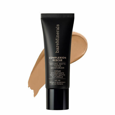 Crema Idratante con Colore bareMinerals Complexion Rescue Tan Amber Spf 30 35 ml