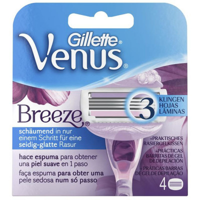 Lama di Ricambio per Rasoio Gillette Venus Breeze 4 Unità