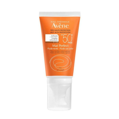 Base per Trucco Fluida Avene Mat Perfect Spf 50 50 ml