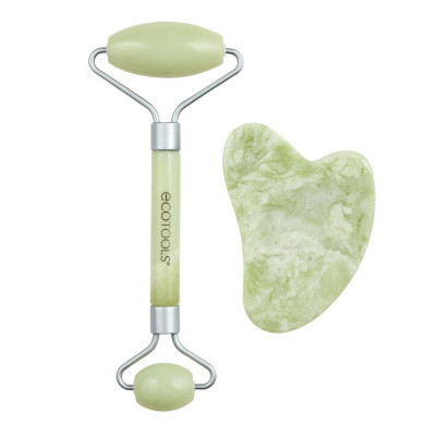 Trattamento Antietà Viso e Collo Ecotools Jade Jade Set 2 Pezzi