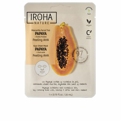 Maschera Viso Peel Off Iroha   Papaia (1 Unità)