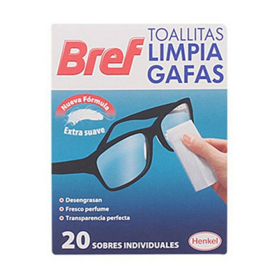 Salviette Pulisci Occhiali Bref Bref (20 uds) (20 Unità)