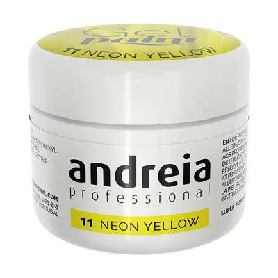 Gel per unghie Andreia Gel Paint 4 ml Giallo Neon