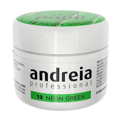 Gel per unghie Andreia Gel Paint 4 ml Verde Neon