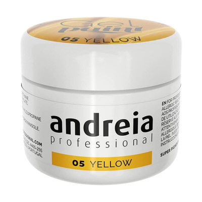 Gel per unghie Andreia Gel Paint 4 ml Giallo Nº 05