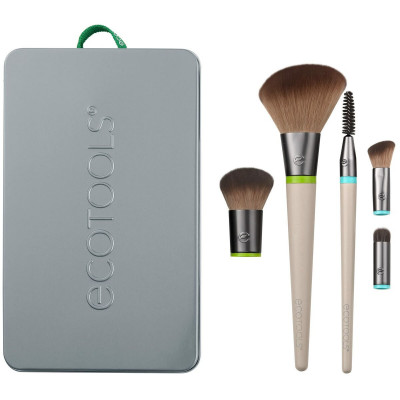 Set di Pennelli per il Trucco Ecotools Daily Essentials Total Face Kit 8 Pezzi