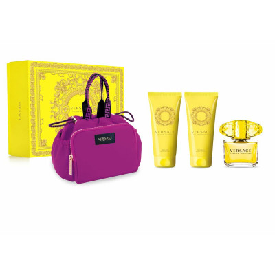 Cofanetto Profumo Donna Versace EDT Yellow Diamond 4 Pezzi