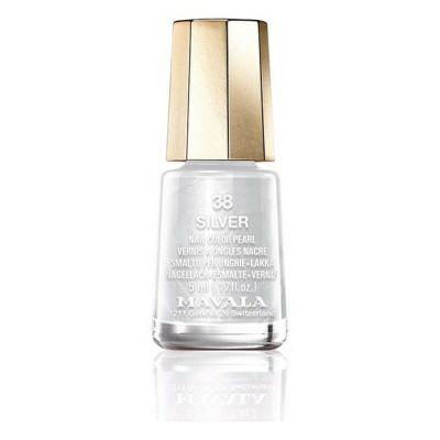 Smalto per unghie Nail Color Cream Mavala 38-silver (5 ml)