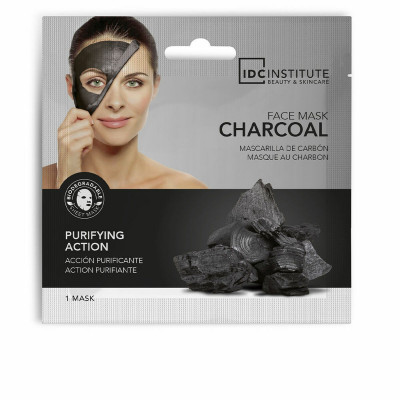 Maschera Viso IDC Institute Charcoal Black Head 12 Unità