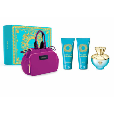 Cofanetto Profumo Donna Versace EDT Dylan Turquoise 4 Pezzi