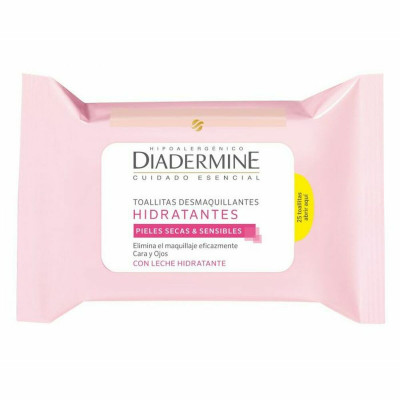 Salviette Struccanti Diadermine Toallitas Desmaquillantes Idratante (25 uds)