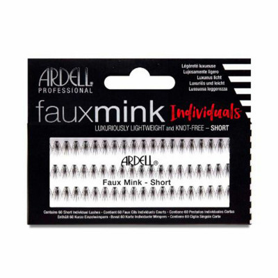 Set di ciglia finte Ardell Faux Mink Short Individuale 60 Pezzi