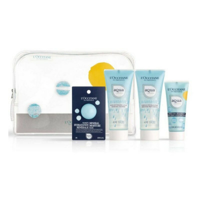 Cofanetto Cosmetica Donna Aqua Réotier Loccitane (4 pcs) (4 pcs)