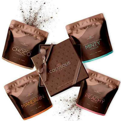 Detergente Esfoliante Luxury Coffee Scrub Box Cocosolis (4 x 70 ml)