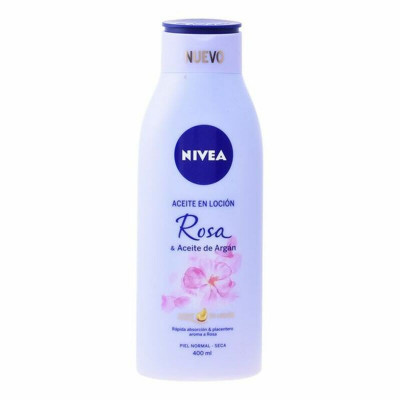 Olio a Lozione Rosa e Argan Nivea (400 ml)