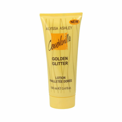 Lozione per il Corpo Sparkling Glamour Coco Vanilla Golden Gliter Alyssa Ashley (100 ml)