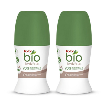 Deodorante Roll-on BIO NATURAL 0% INVISIBLE Byly (2 pcs)