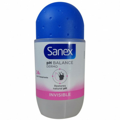 Deodorante Roll-on DERMO INVISIBLE Sanex (45 ml)
