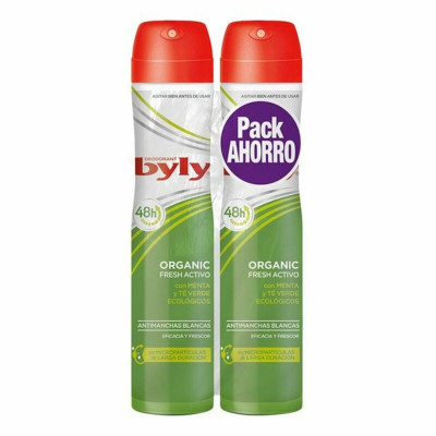 Deodorante Spray Organic Extra Fresh Byly (2 uds)