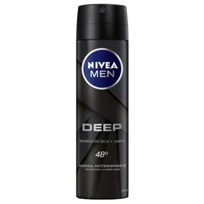 Deodorante Spray Men Deep Black Carbon Nivea (150 ml)