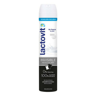 Deodorante Spray Invisible Antimanchas Lactovit (200 ml)