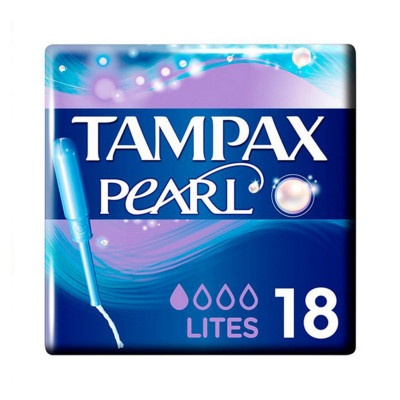 Pacco di Assorbenti interni Pearl Lites Tampax (18 uds)