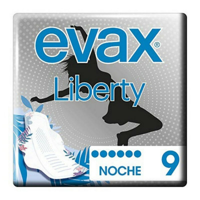 Assorbenti con Ali da Notte Liberty Evax (9 uds)