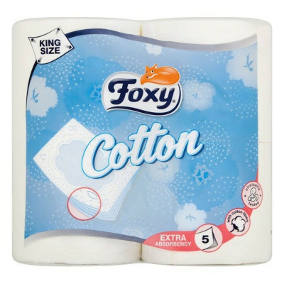 Carta Igienica Cotton Foxy (4 uds)