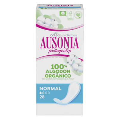 Salvaslip Normale ORGANIC Ausonia (28 uds)