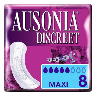 Assorbenti da incontinenza DISCREET mAXI Ausonia (8 uds)