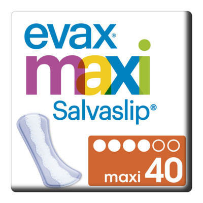 Salvaslip maxi Evax (40 uds)