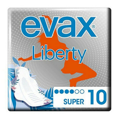 Assorbenti Super con Ali Liberty Evax (10 uds)