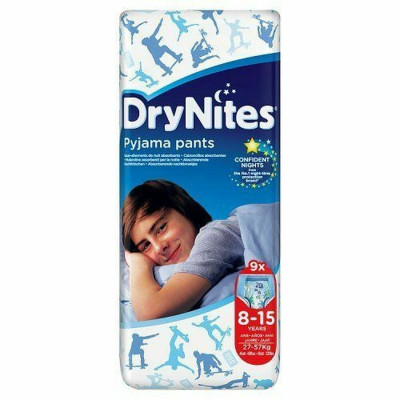 Pannolini da Incontinenza DryNites Pyjama Pants 8-15 Anni (9 uds)