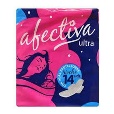 Assorbenti con Ali da Notte Afectiva Ultra (14 uds)