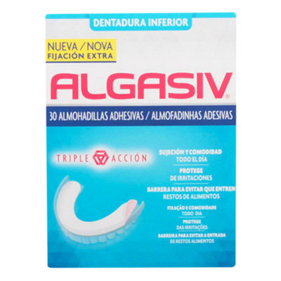Cuscinetti Adesivi per Dentiere Algasiv (30 uds)