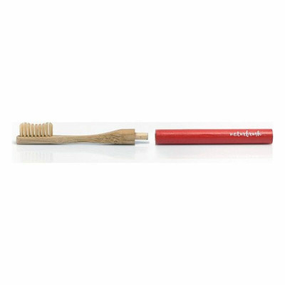 Spazzolino da Denti Headless Naturbrush Rosso (1 Pezzi)