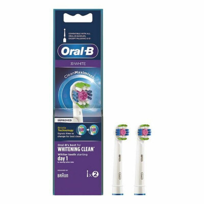 Testina di Ricambio 3D White Whitening Clean Oral-B (2 pcs)