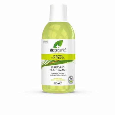 Colluttorio Tea Tree Dr.Organic Bioactive Olio dellalbero del tè (500 ml)