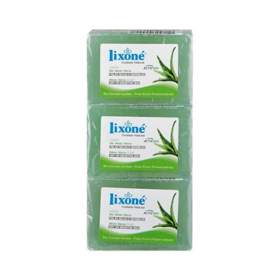 Saponetta alla Glicerina Naturale Aloe Vera Lixoné (3 uds)