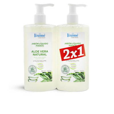 Sapone per le Mani Aloe Vera Natural Lixoné (2 pcs)