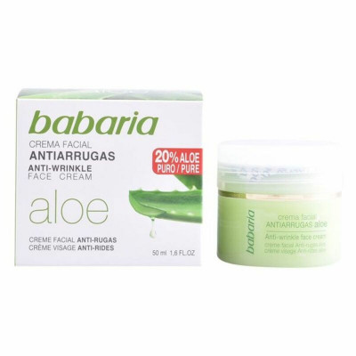 Crema Antirughe Aloe Vera Babaria (50 ml)
