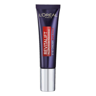 Crema Antietà Contorno Occhi Revitalift LOreal Make Up Filler antirughe (30 ml)