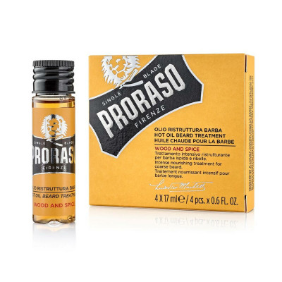 Olio per Barba Yellow Proraso Caldo (4 x 17 ml)