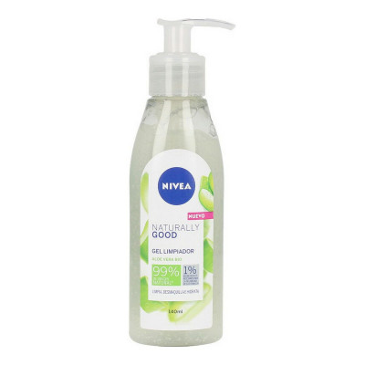 Gel Detergente Viso Naturally Good Nivea Aloe Vera (140 ml)