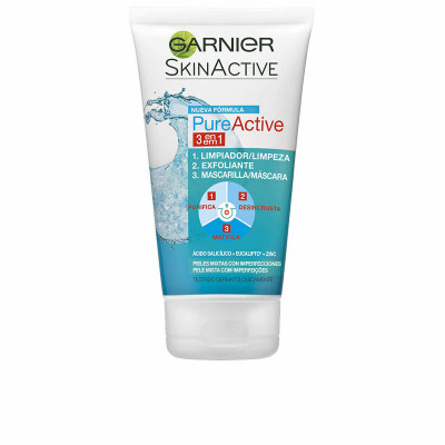 Gel Detergente Viso Garnier Pure Active 3 in 1 (150 ml)