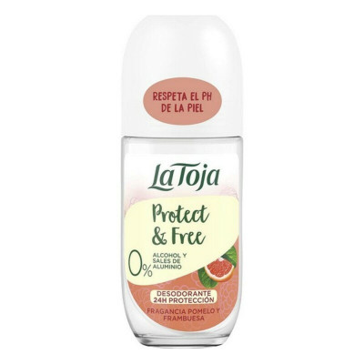 Deodorante Roll-on Protect  Free La Toja Lampone Pompelmo (50 ml)